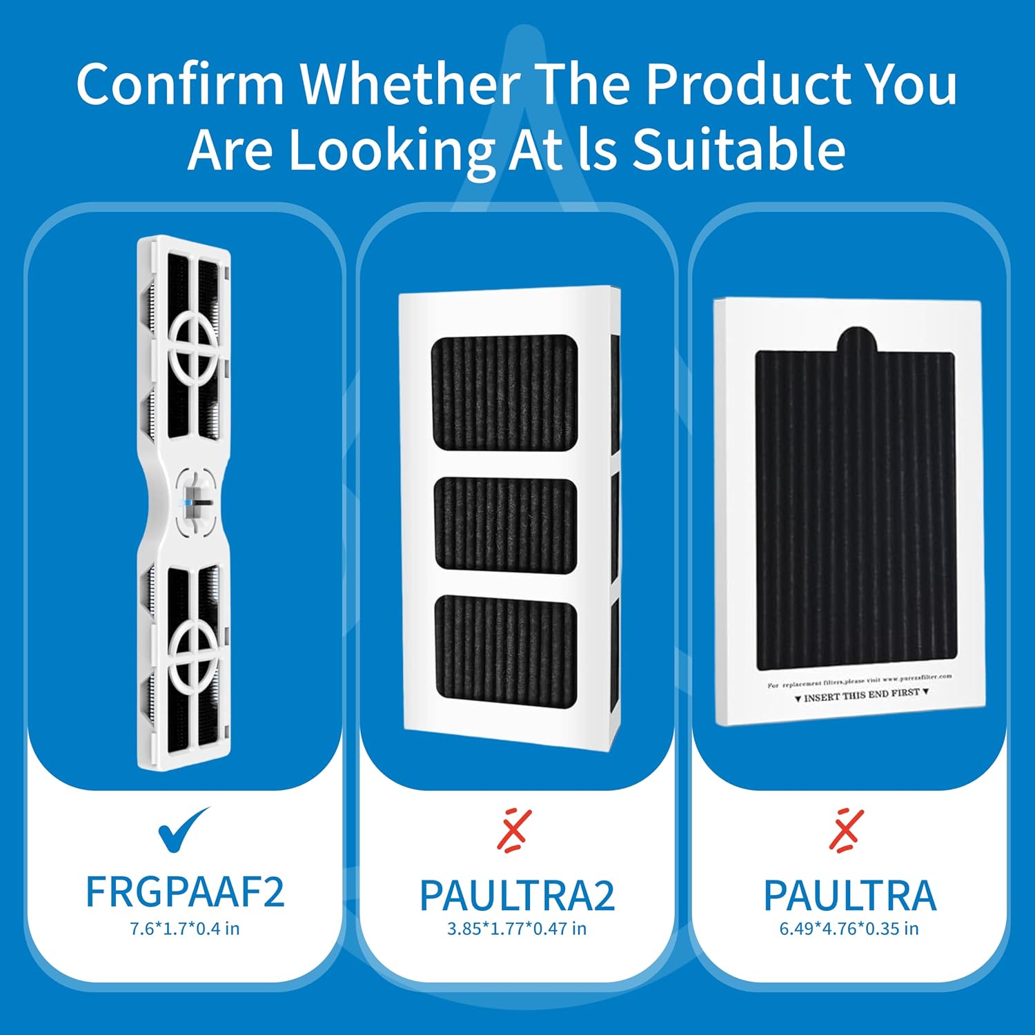 Detalle de Yatker Water and Air Filter Replacement Combo 2+2