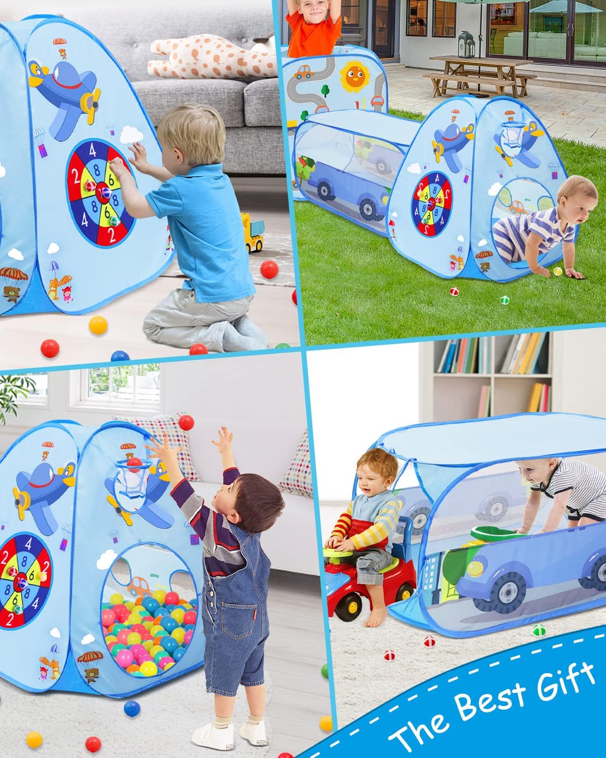 Thumbnail 5 de MAIKEHIGH 3 in 1 Kids Play Tent
