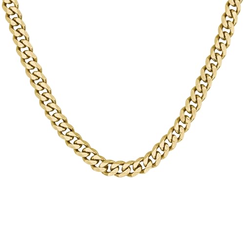 Detalle de BOSS Jewelry Men's CHAIN FOR HIM Collection Chain Necklace in Yellow Gold - 1580402
