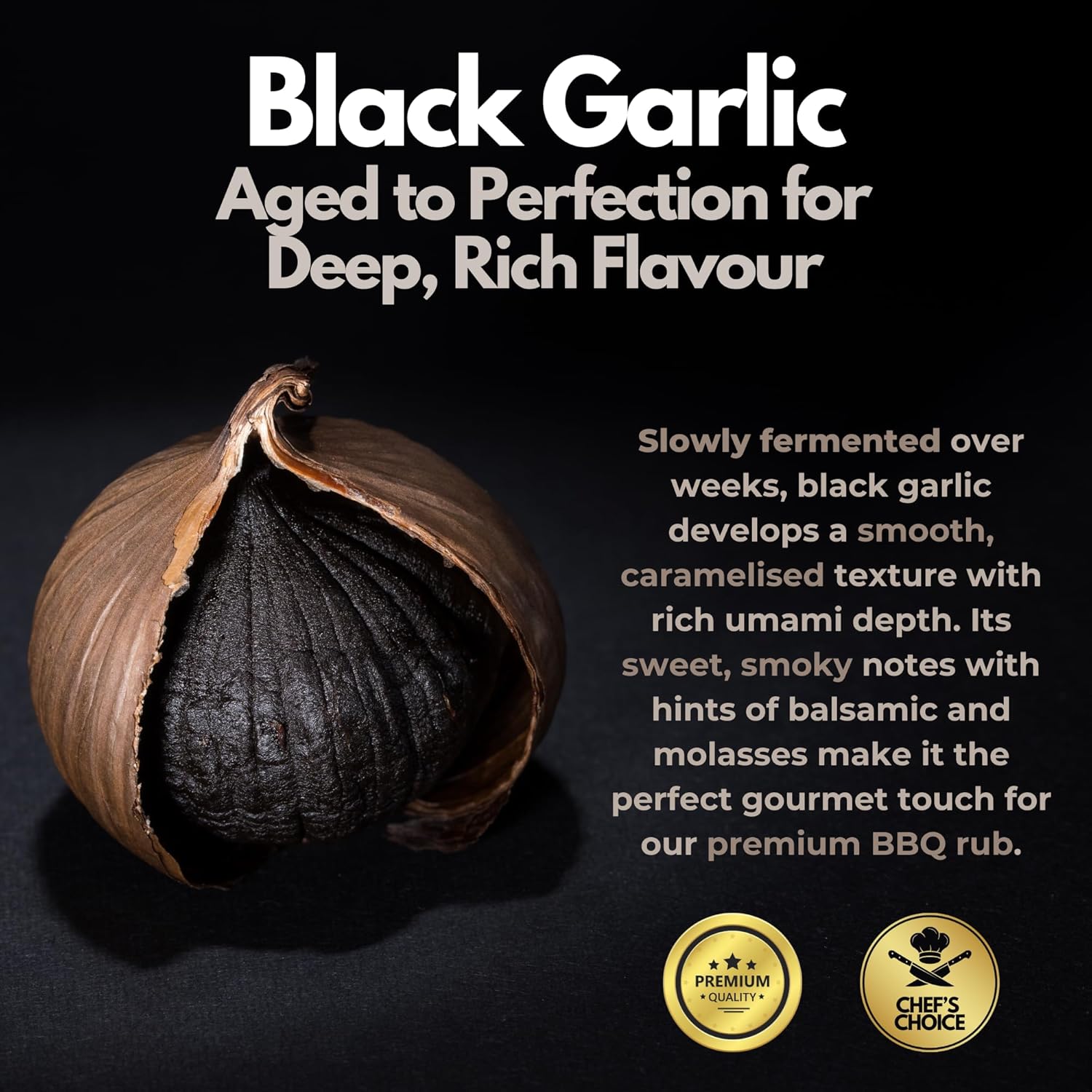 Thumbnail 1 de Premium Black Garlic BBQ Rub 230 g 🌶