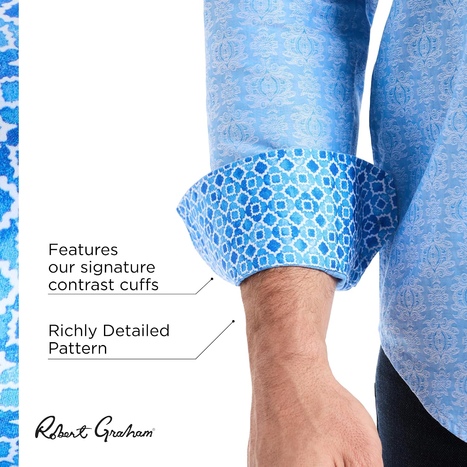 Detalle de Robert Graham Stellman Long Sleeve Shirt 👔