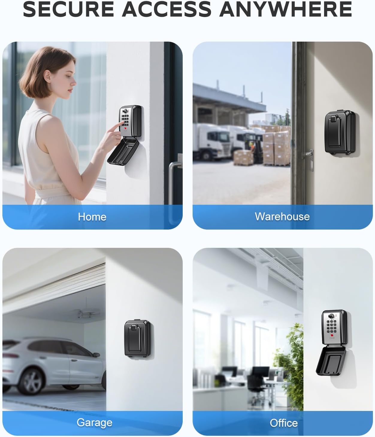 Thumbnail 4 de Mohard Key Safe 12-digit wall-mounted key box 🔐