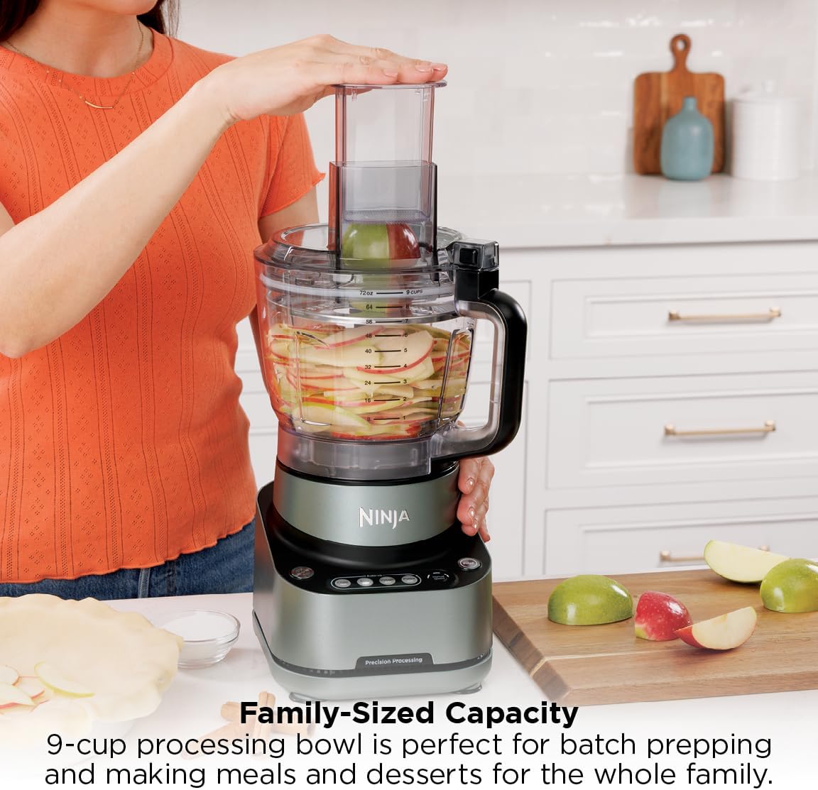 Detalle de Ninja 9-Cup Food Processor (BZ601) with 1000W Peak Power and Auto-IQ