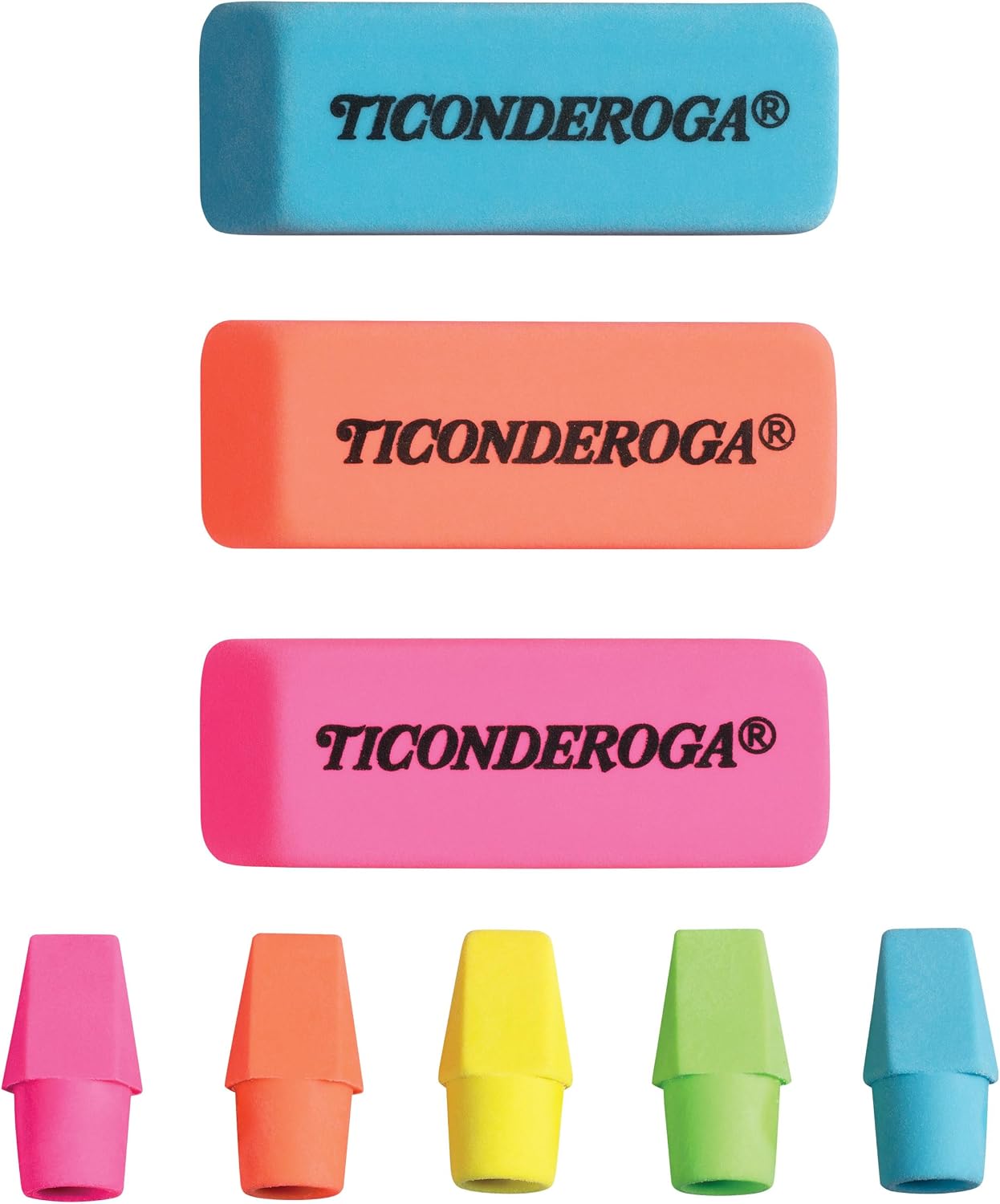 Thumbnail 2 de Ticonderoga Erasers, 15 Count