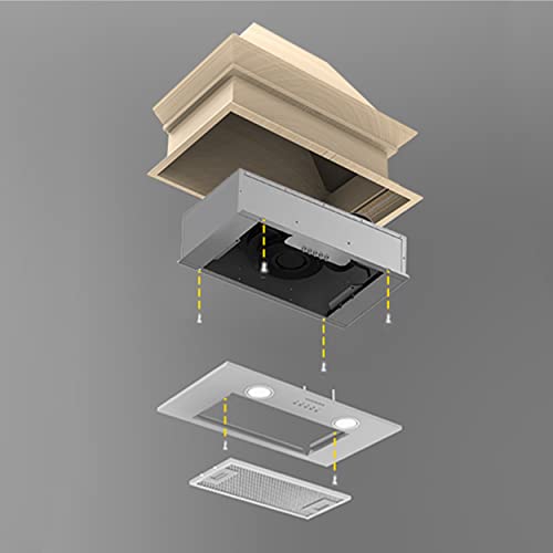 Thumbnail 1 de CIARRA CBCS5913A – Hotte aspirante encastrée 52 cm, 300 m³/h, 2 modes (évacuation ou recyclage)