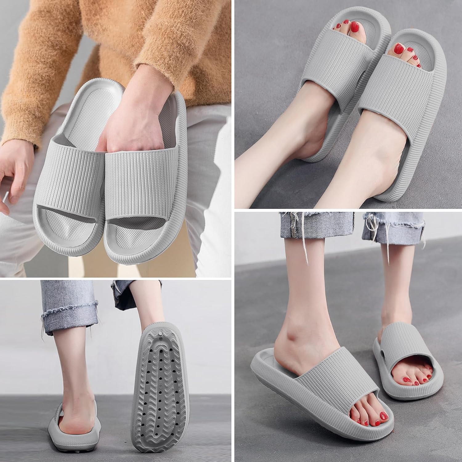 Detalle 2 de QJJQ Cozislides Badeschuhe Größe 38/39