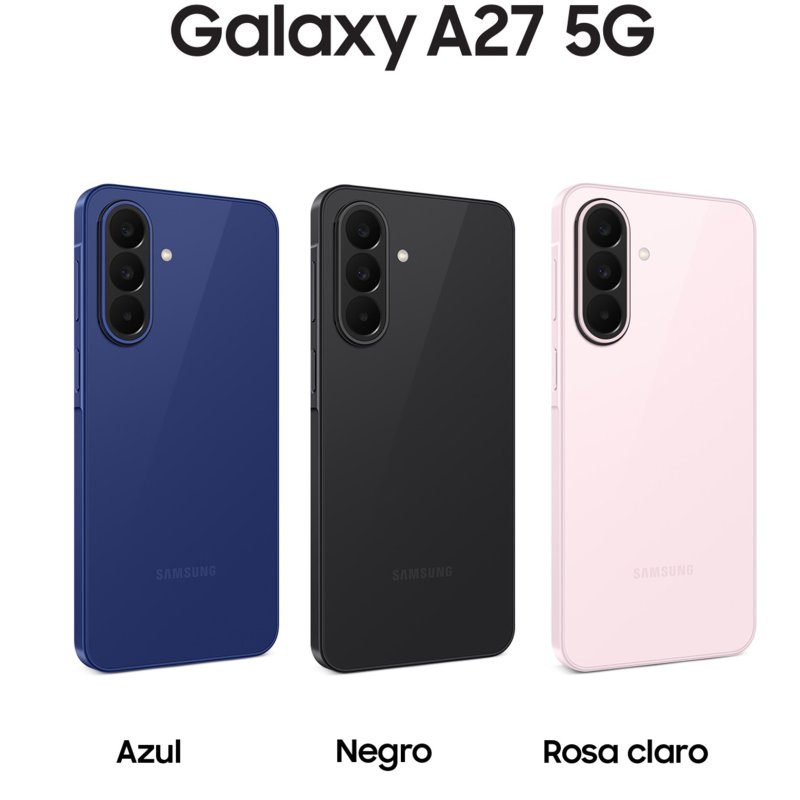 Detalle de Samsung Galaxy A27 5G (6 GB RAM, 128 GB) — 6.7" AMOLED y 120 Hz para creadores y multimedia