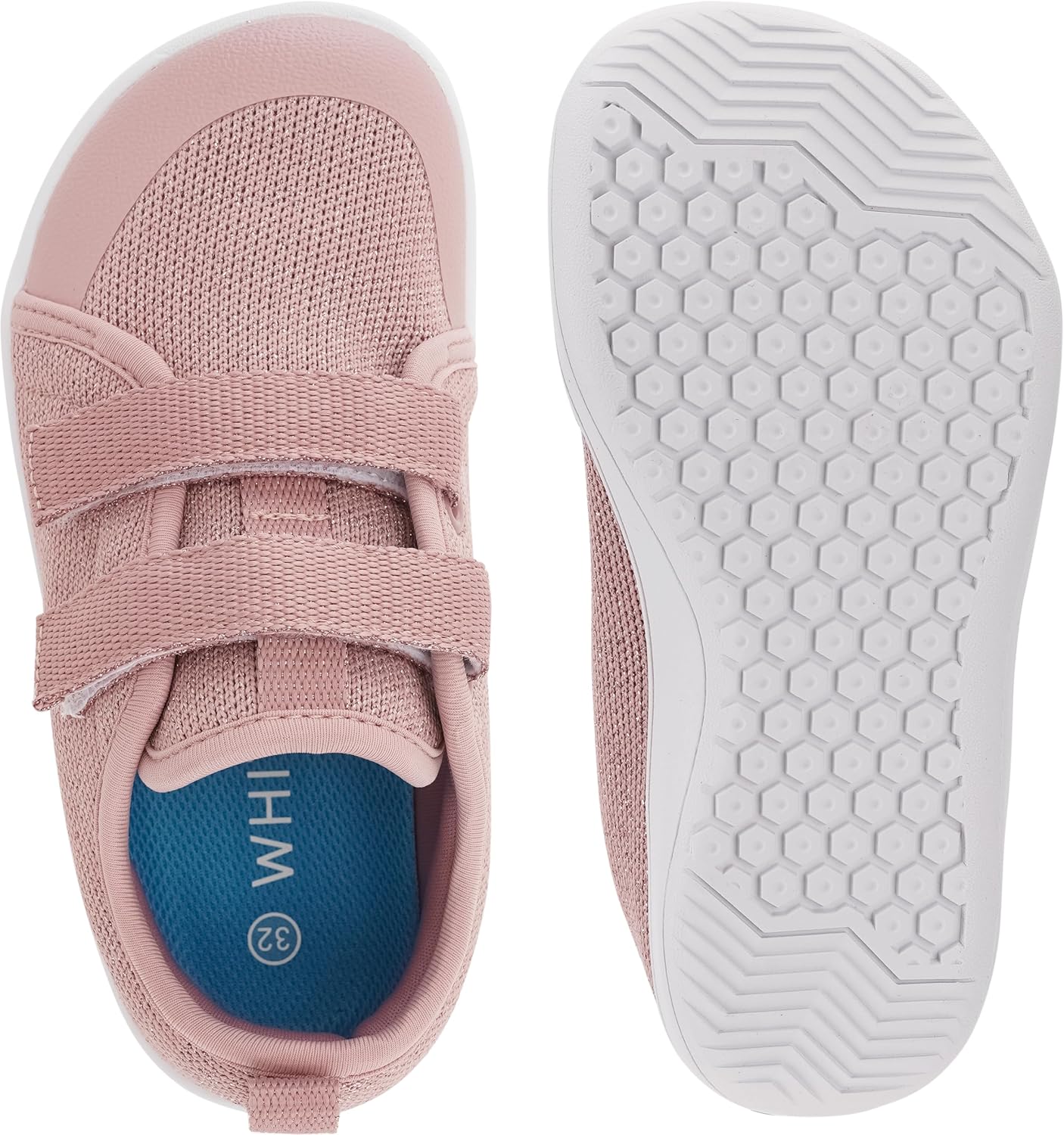 Detalle de WHITIN Toddler/Little/Big/Kid Wide Barefoot Shoes – Lightweight Minimalist Sneakers