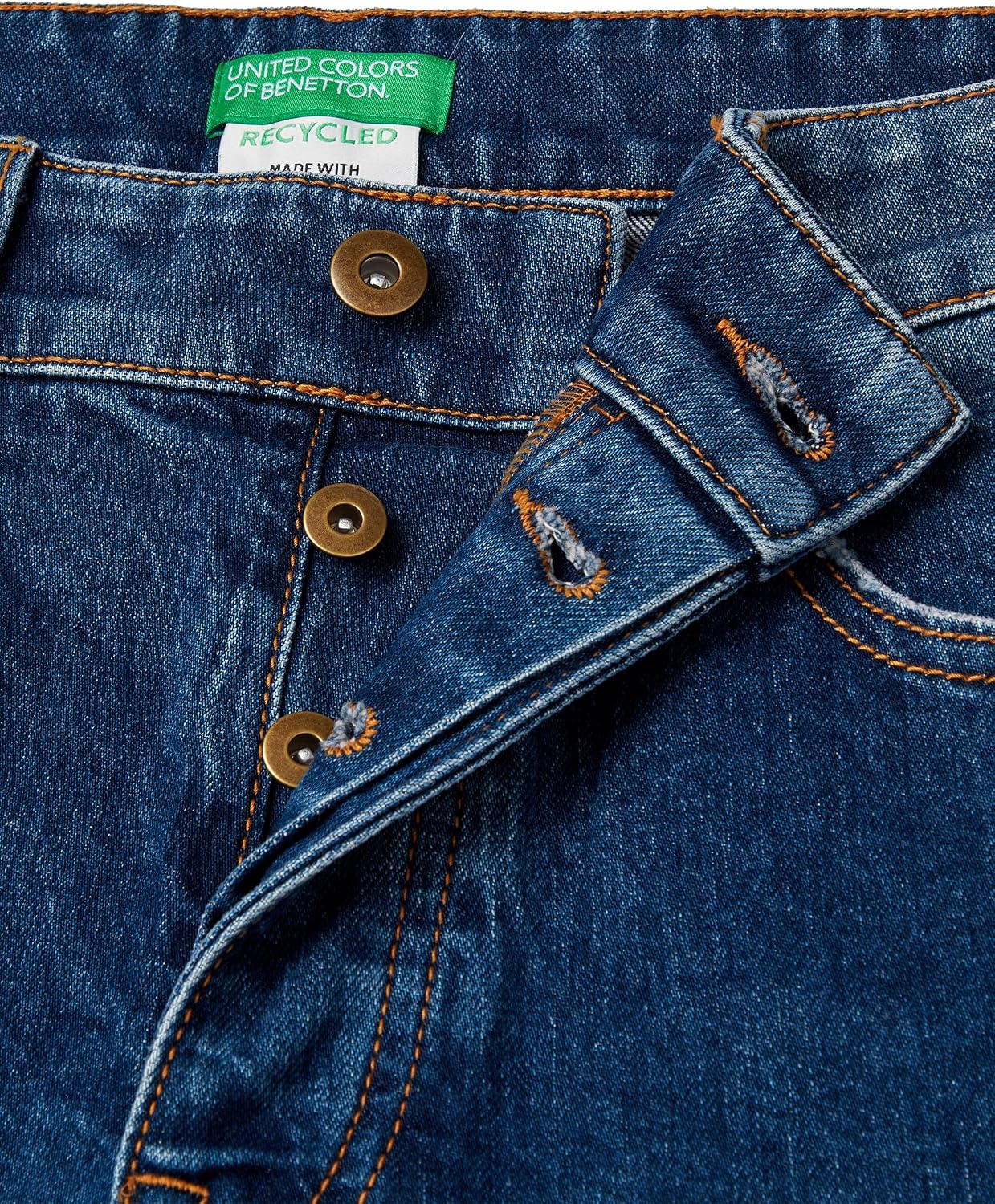 Thumbnail 4 de United Colors of Benetton Pantaloni Uomo in denim stretch slim fit a 5 tasche
