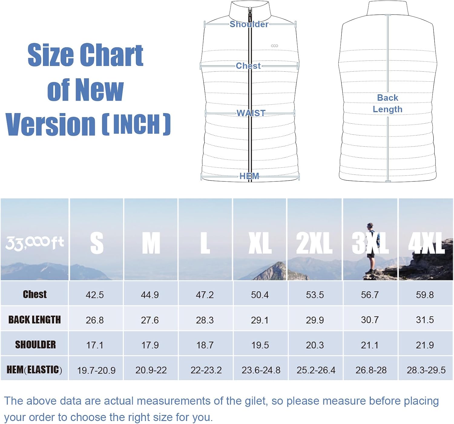 Thumbnail 6 de 33,000ft Men's Lightweight Gilet