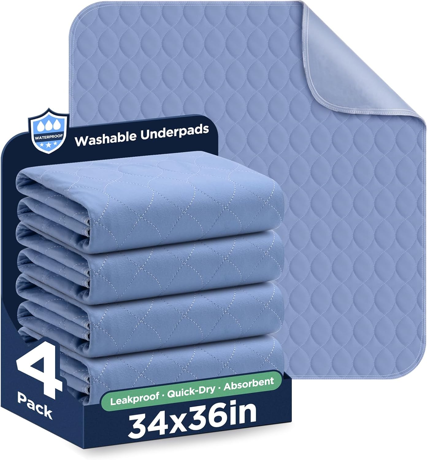 Detalle de Reusable Bed Pads 34" x 36
