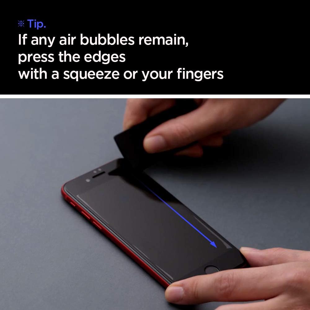 Thumbnail 4 de Spigen AlignMaster in vetro temperato per iPhone SE 3 (2022) / SE 2 (2020) / iPhone 8 / 7 con copertura totale e durezza 9H