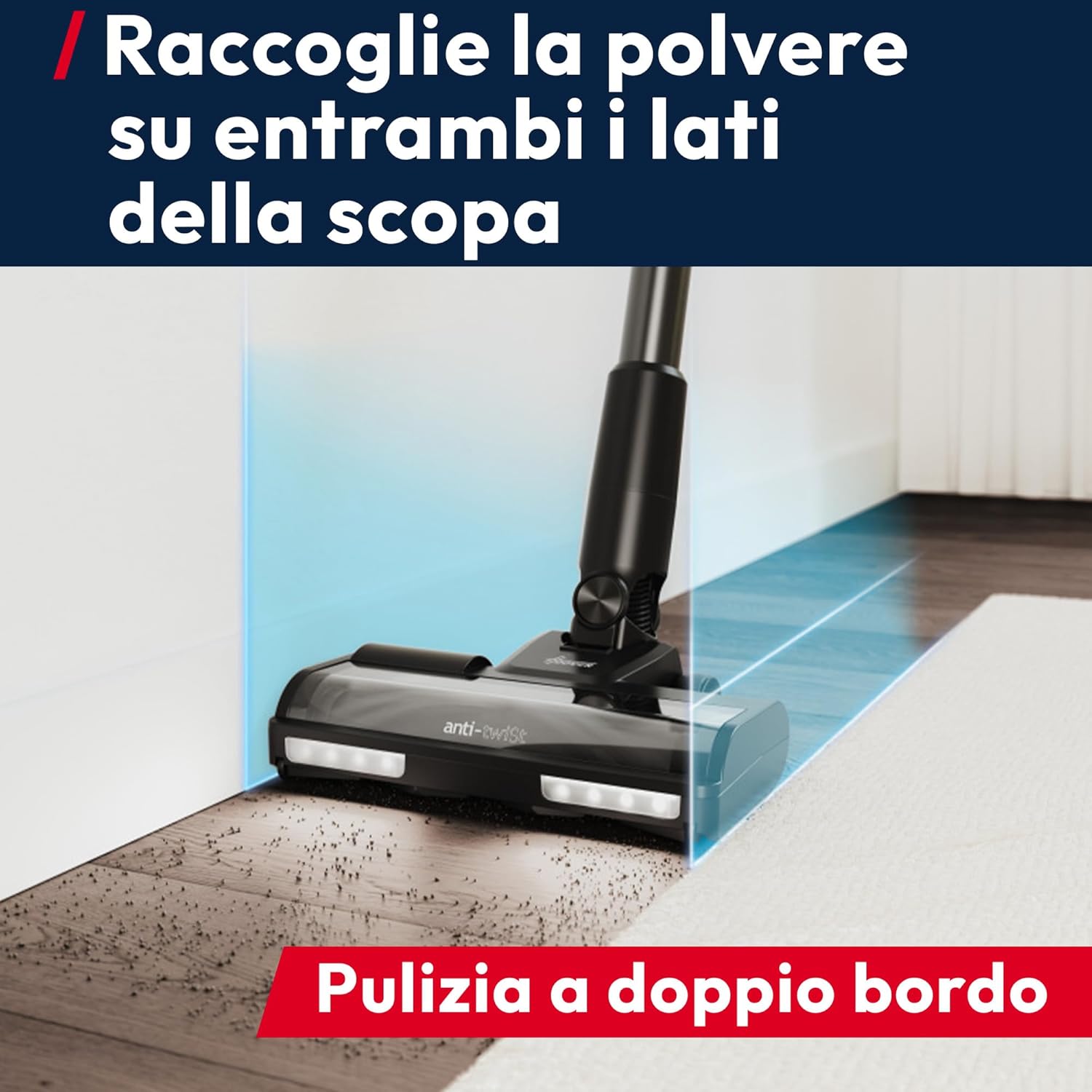Thumbnail 4 de Hoover HF3 CORE Aspirapolvere Senza Fili – potenza fino a 110 AW, autonomia 60 min, Anti-Twist e spazzola All Floor