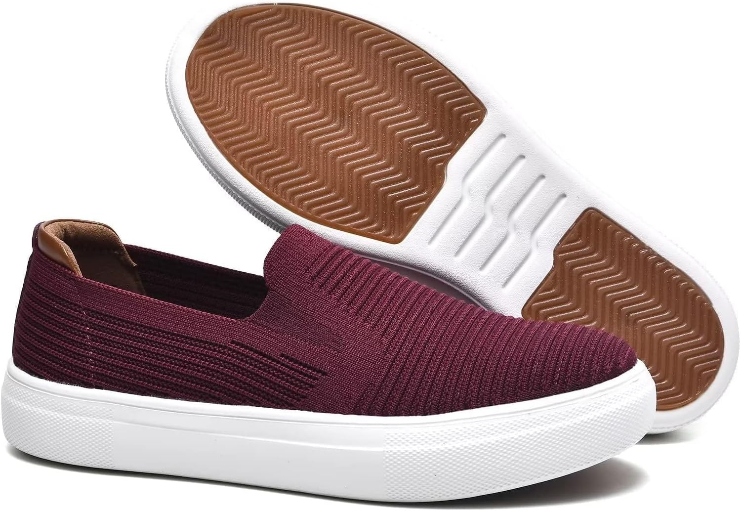Thumbnail 1 de Konkordanter Damen-Slip-On Sneaker von konhill – atmungsaktiver Strickstoff, leichte EVA-Sohle