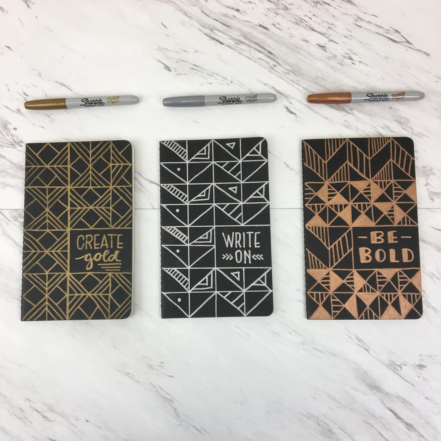 Thumbnail 6 de Sharpie Metallic permanent markers, Silver, 12