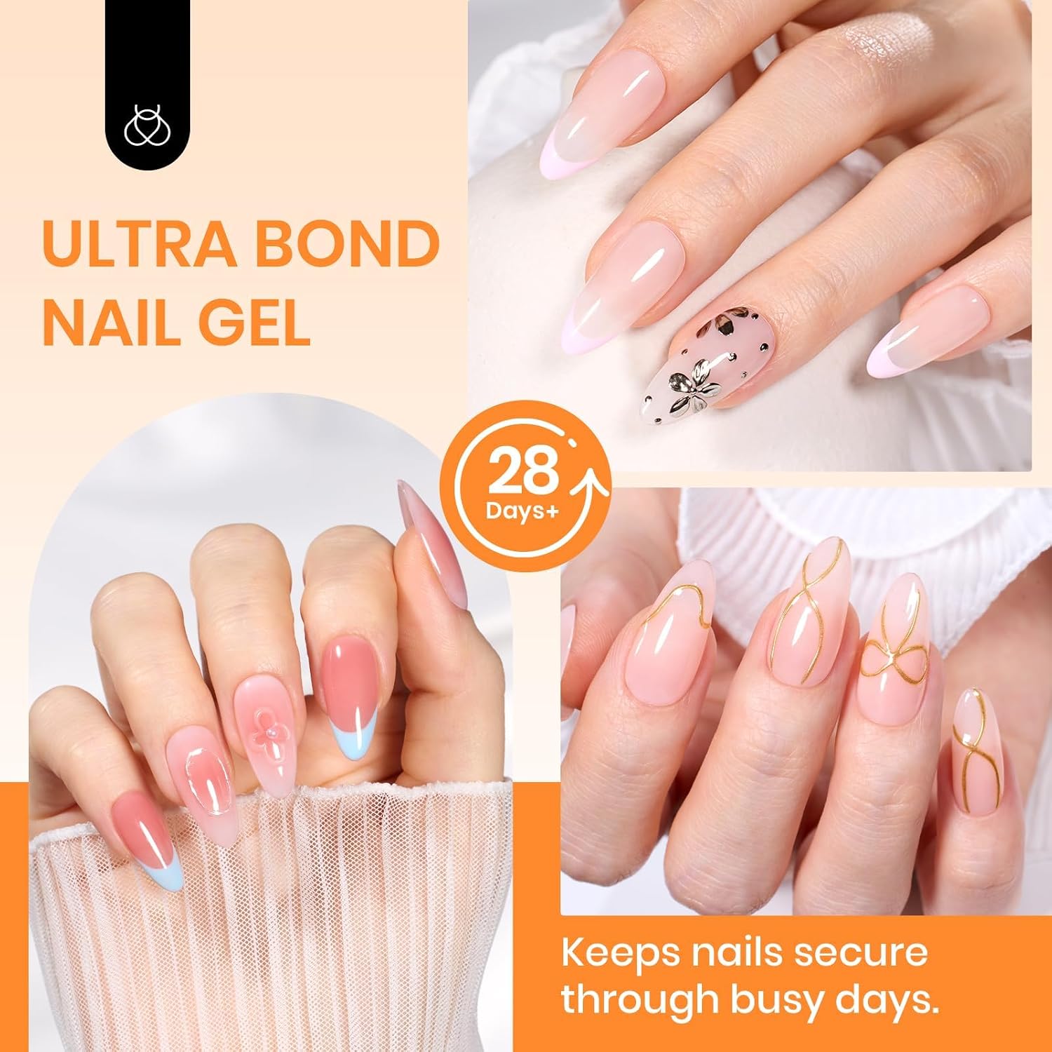 Detalle 2 de Beetles Nail Glue Gel for Acrylic & DIY Mani
