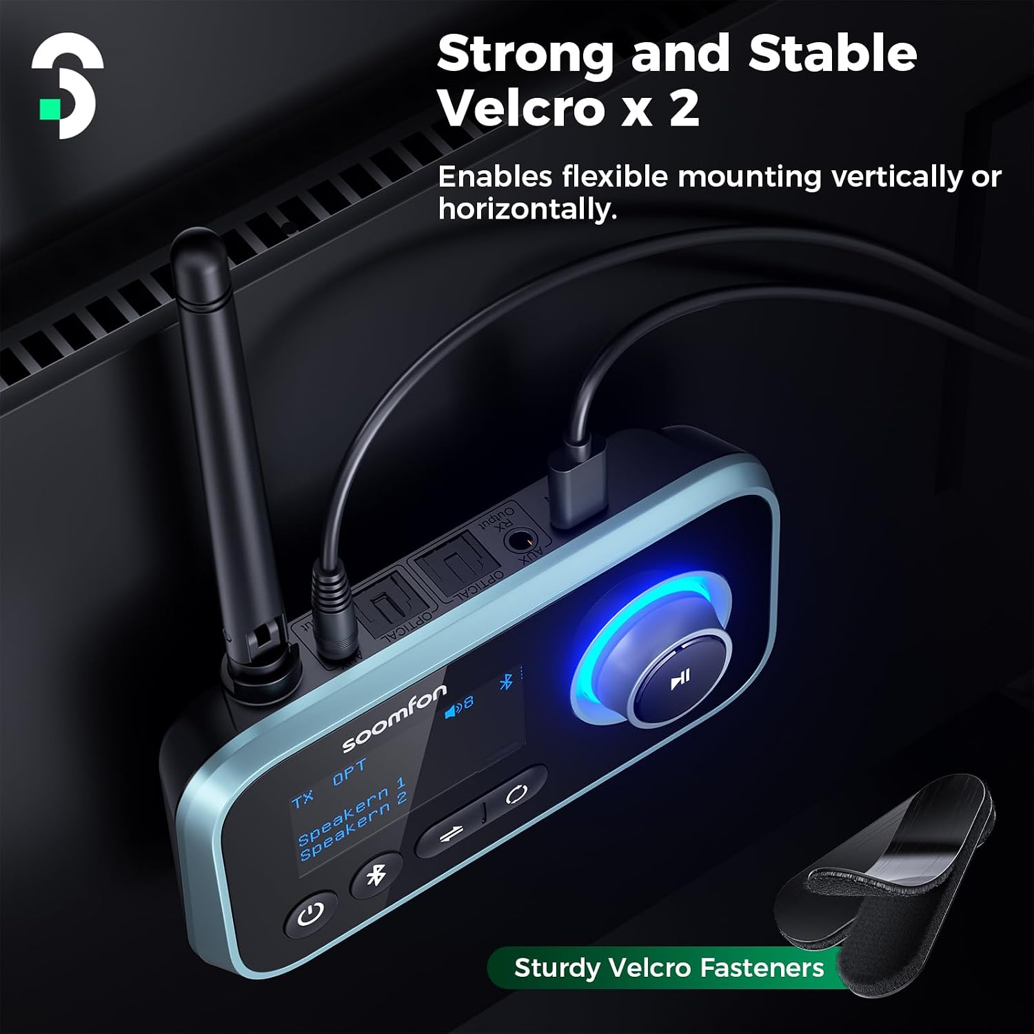Thumbnail 6 de SOOMFON Bluetooth Transmitter 3-in-1 for TV