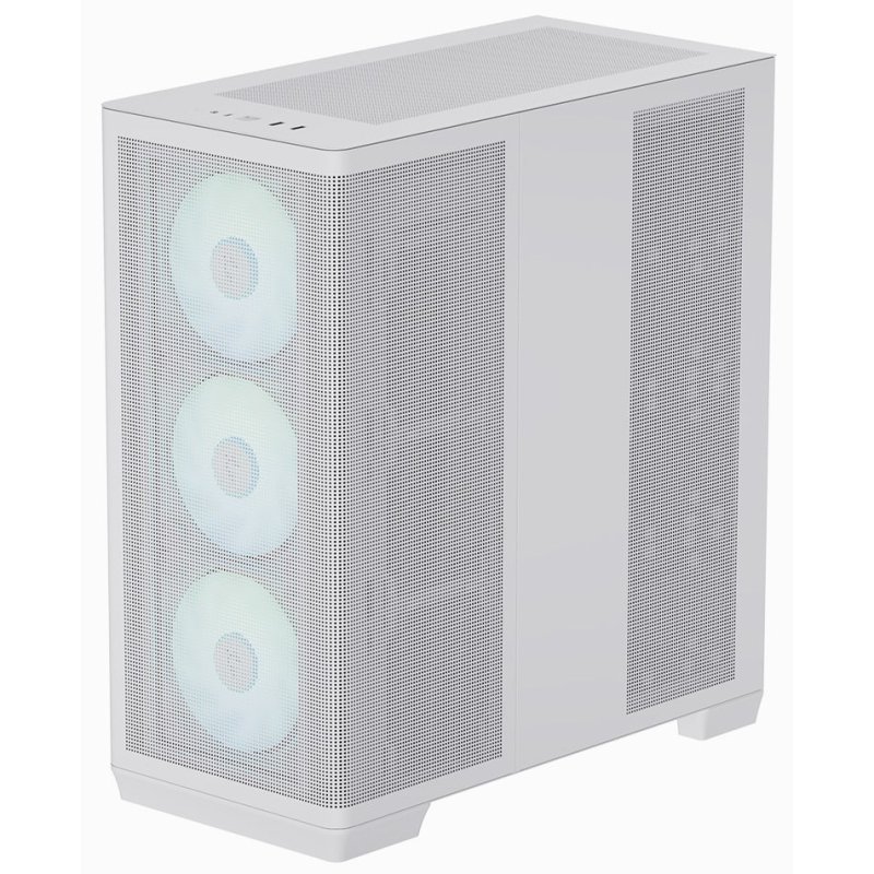 Detalle 2 de APNX C1 RGB Midi Tower de cristal templado con USB-C en blanco