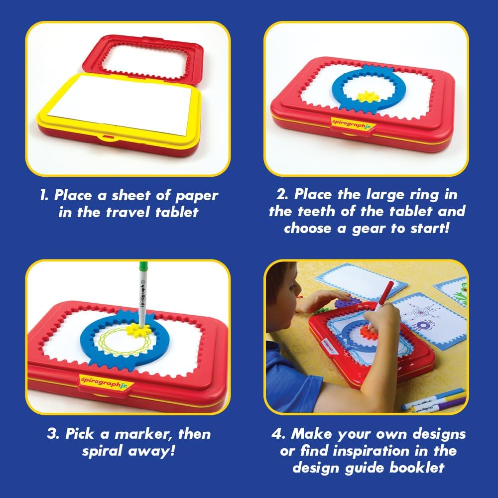 Thumbnail 5 de Spirograph Jr. Jumbo Gears Art Kit 3+ 🎨
