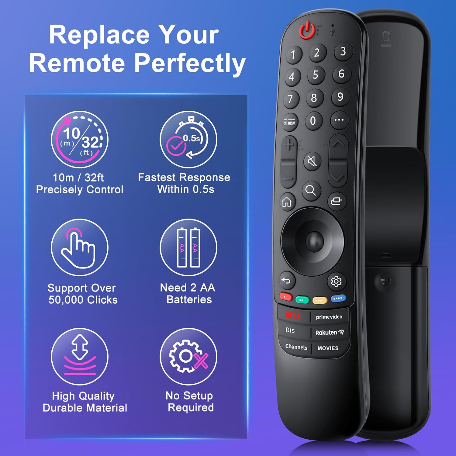 Thumbnail 5 de LG Replacement Remote Universal for LG 4K TVs