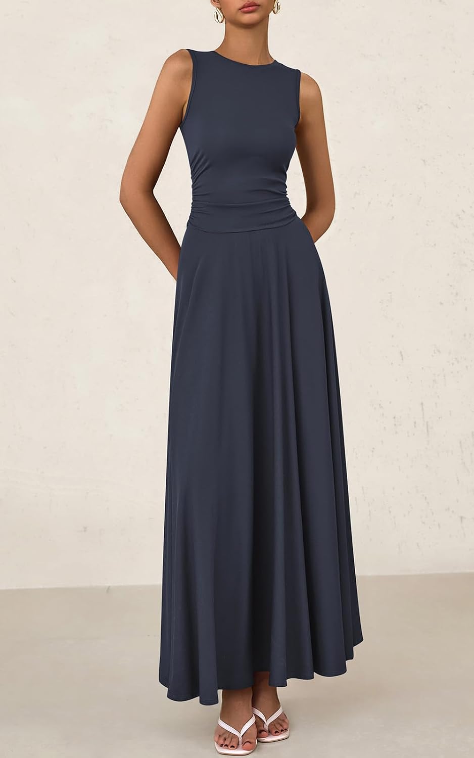 Thumbnail 2 de PRETTYGARDEN Spring Sleeveless Aline Maxi Dress 2026