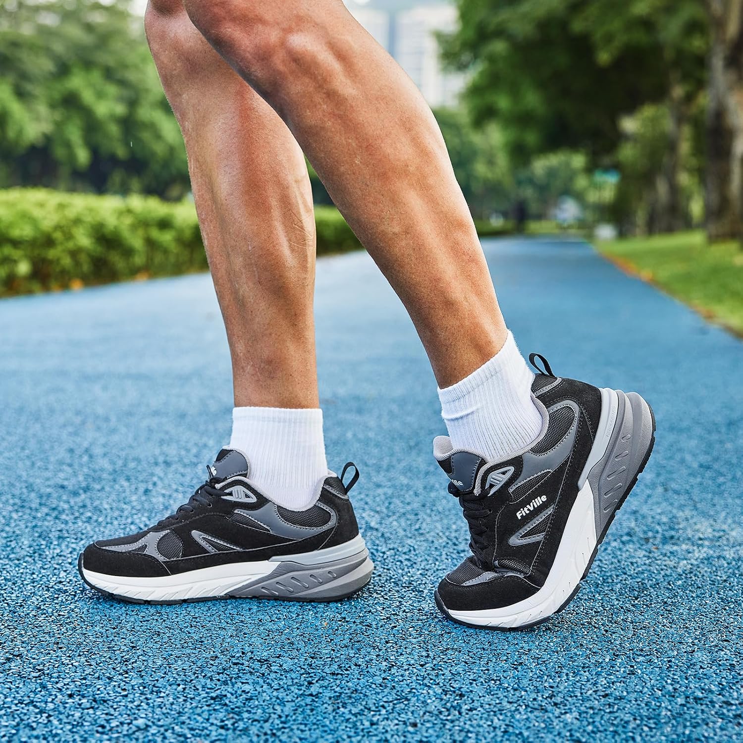 Detalle de FitVille Rebound NEO V1 Wide Walking Shoes for Men