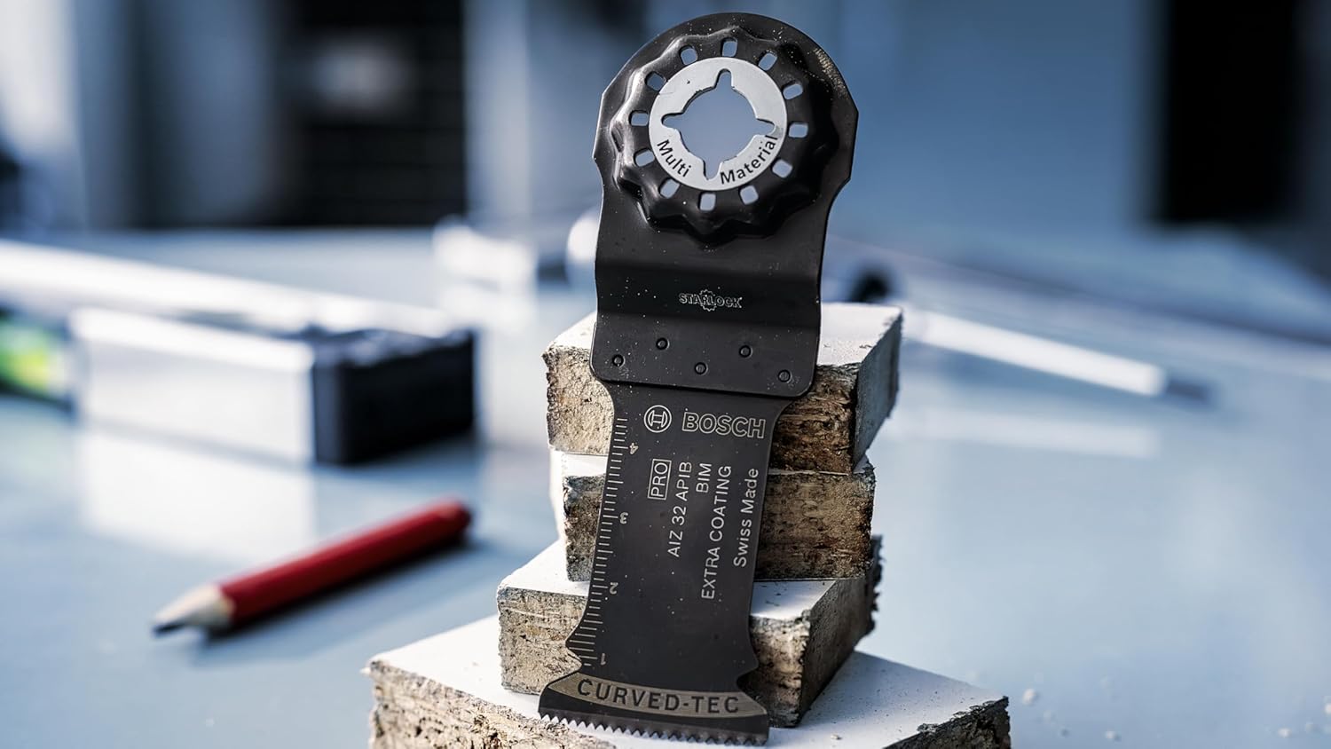 Thumbnail 5 de Bosch 1x PRO Multi Material AIZ 32 APIB Multitool Blade (Wood with Nails)