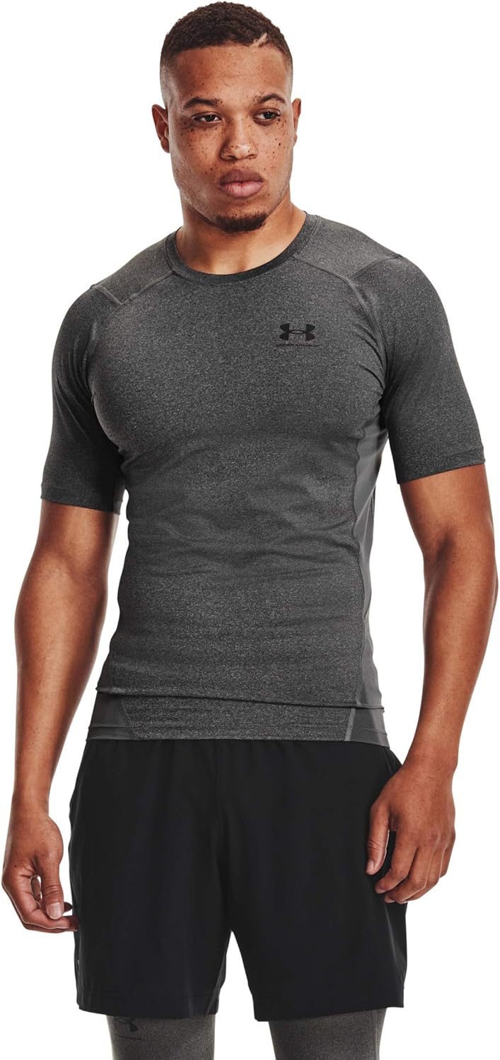 Thumbnail 2 de Under Armour Men's Heatgear Compression Shirt Black/White M – performance légère et confort durable