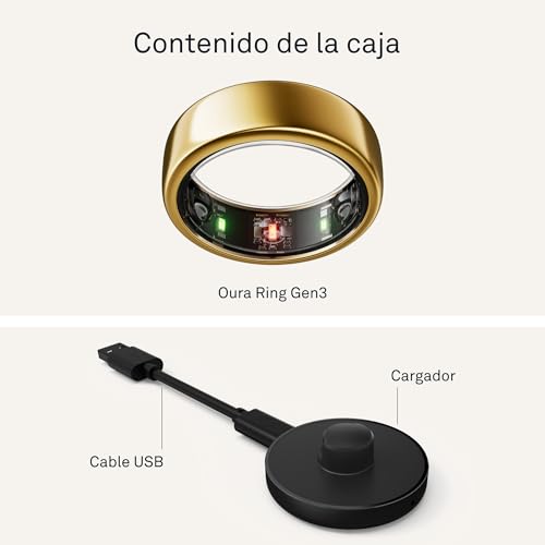 Thumbnail 7 de Oura Ring Gen3 Horizon Talla 6 Gold: anillo inteligente para monitorizar sueño, frecuencia cardiaca y estrés