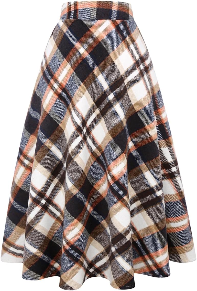 Detalle de IDEALSANXUN Women's Wool Skirt