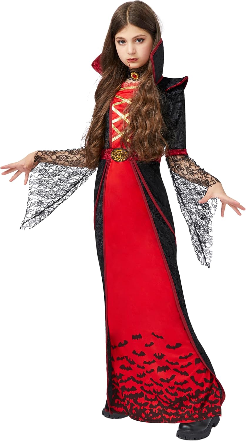 Detalle 2 de Spooktacular Creations Royal Vampir Kostüm XL (12–14) 🧛♀