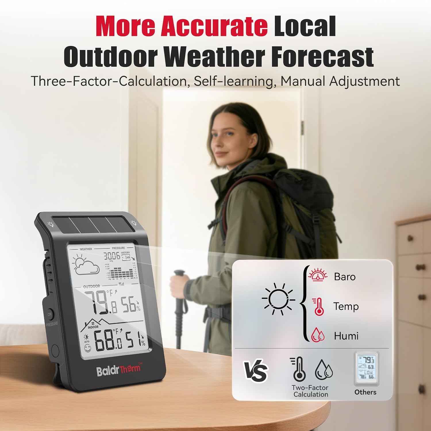 Thumbnail 3 de BaldrTherm Wireless Weather Station, Dual-Zone