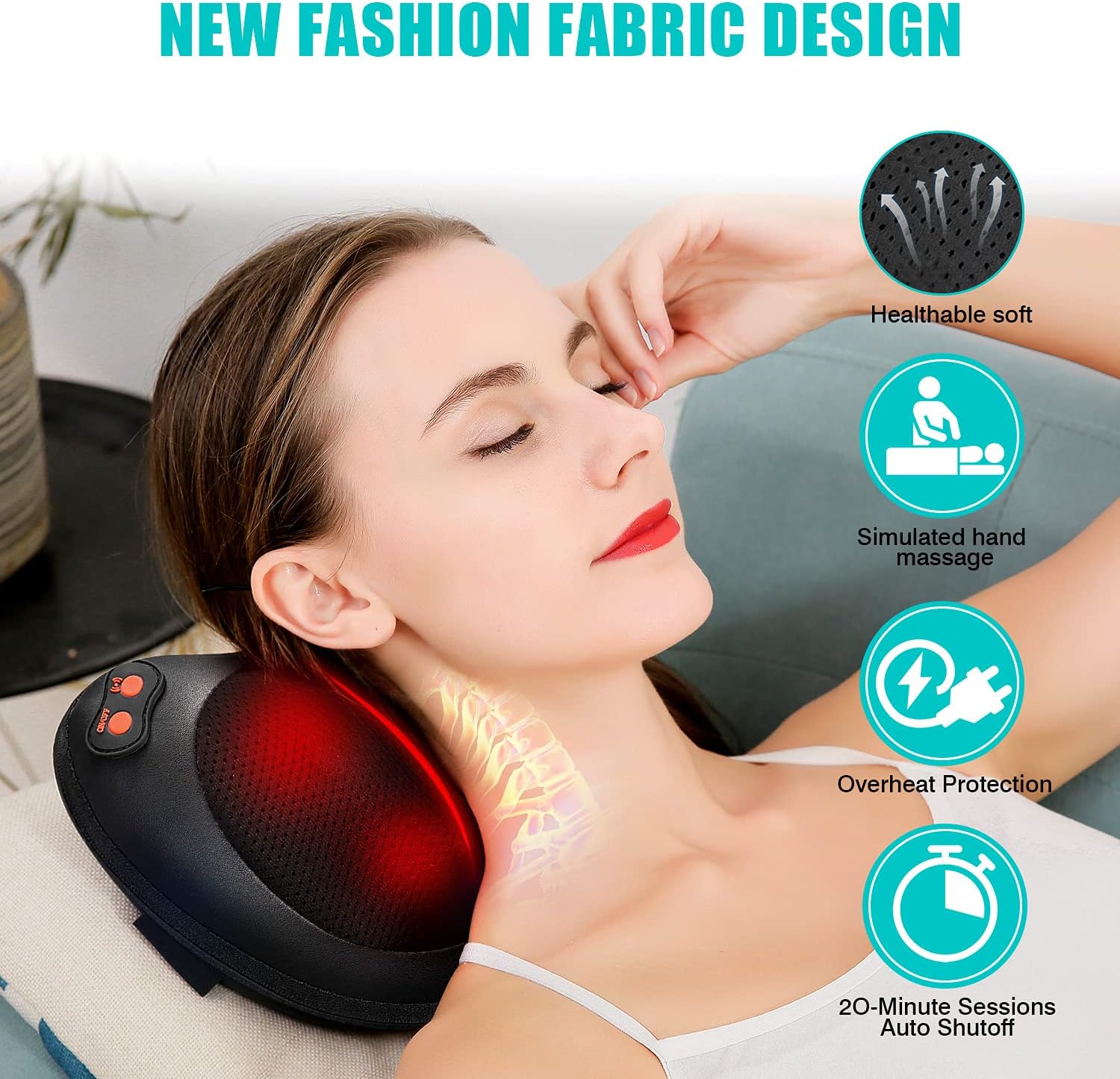 Detalle de iKristin Back Neck Massager 3-speed