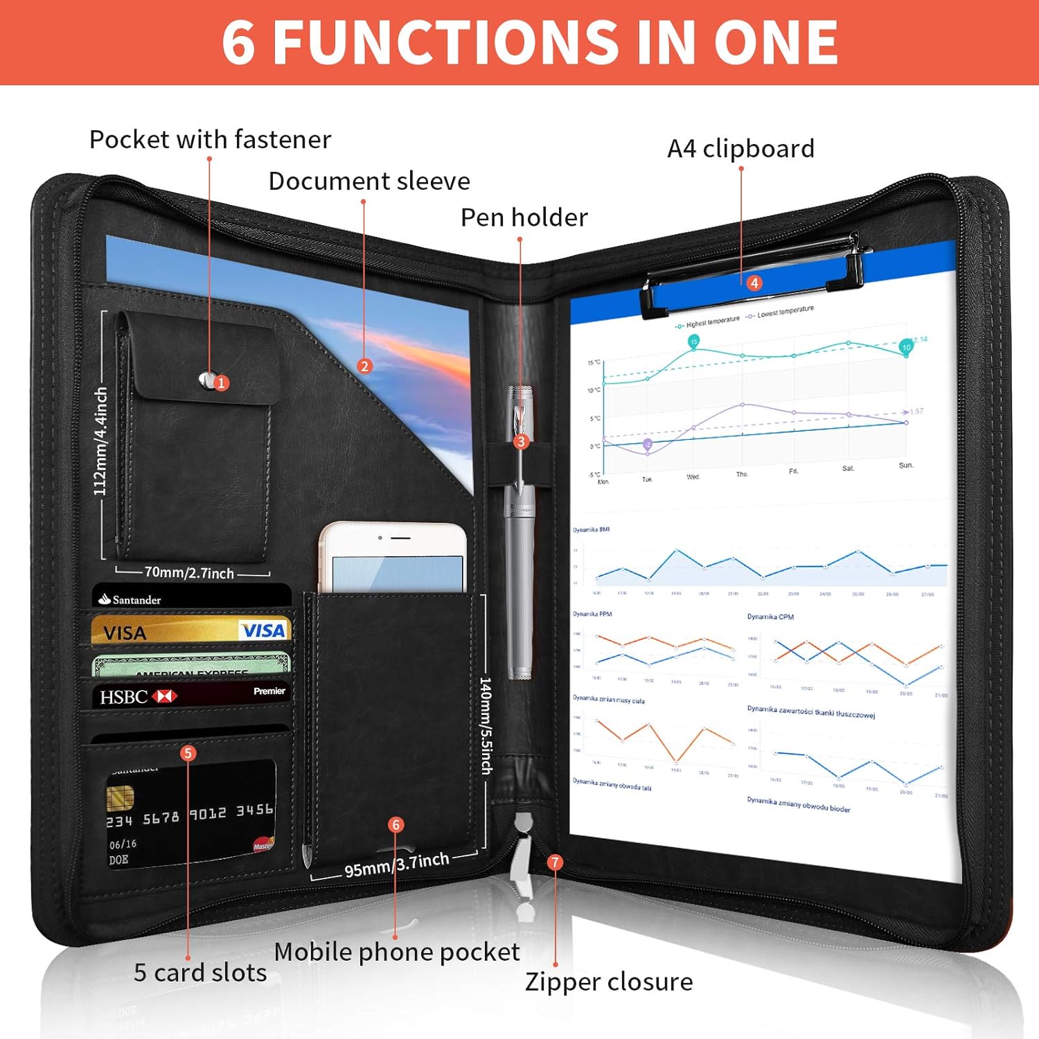 Thumbnail 1 de NEWYES Cartellina Zipper A4 📁