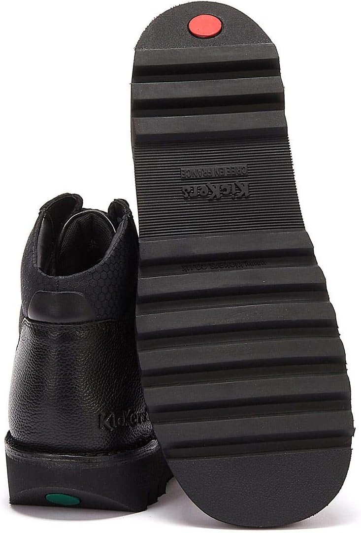 Detalle 2 de Kickers Unisex Baby Kick Hi Zip Ankle Boots – extra flexibility for easy on and off