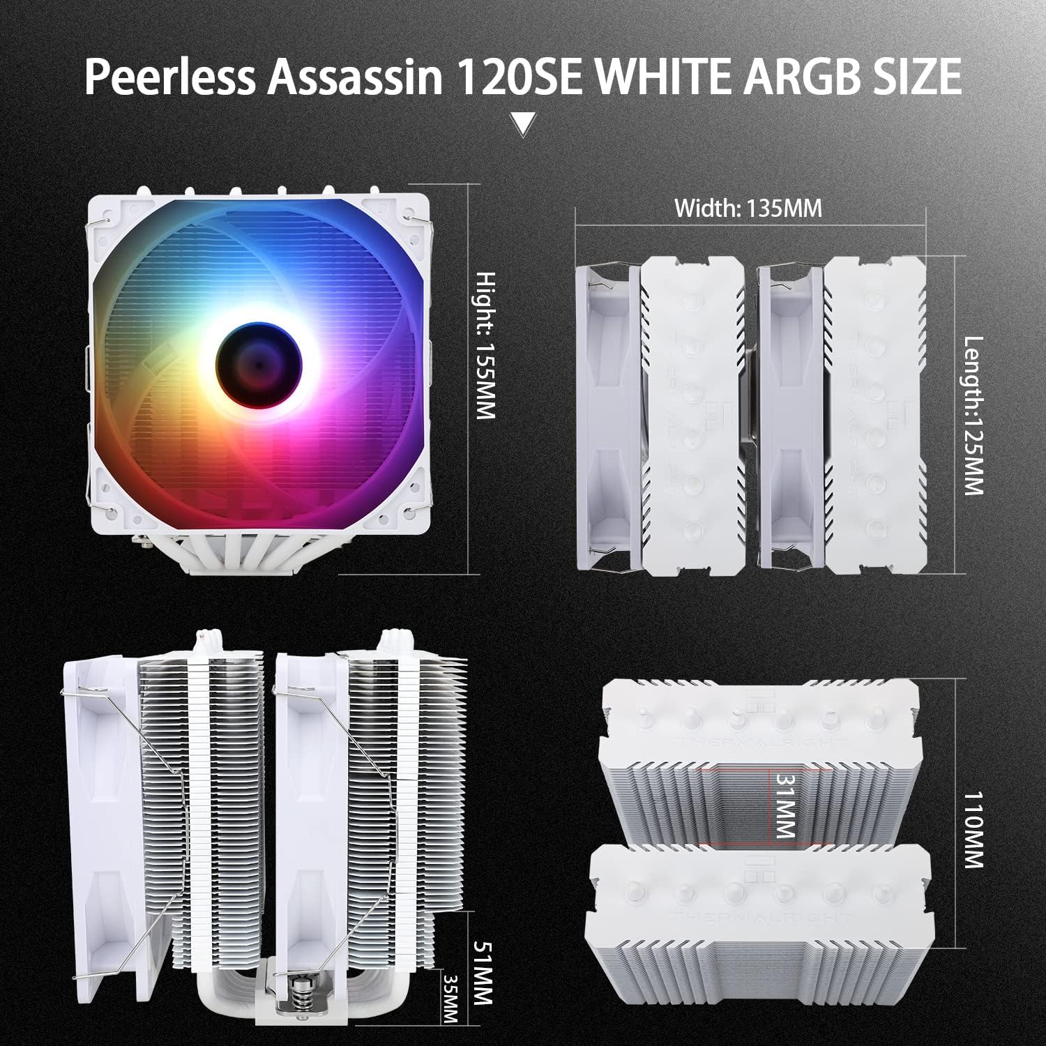 Thumbnail 5 de Thermalright Peerless Assassin 120 CPU Cooler 6hp 🖥