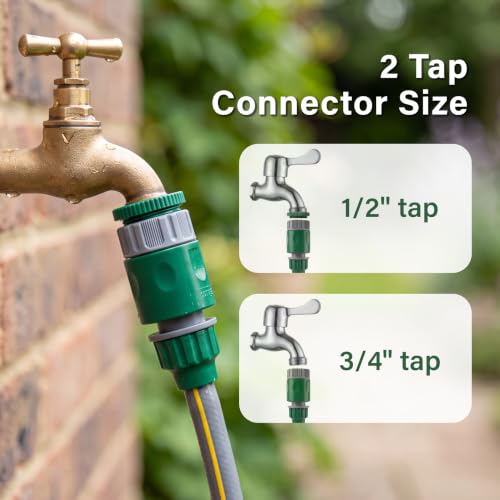 Thumbnail 5 de Greenera Garden Hose Reel 14M with 2m Leader Hose and 8-Mode Spray Gun – Manual Retractable Outdoor Reel