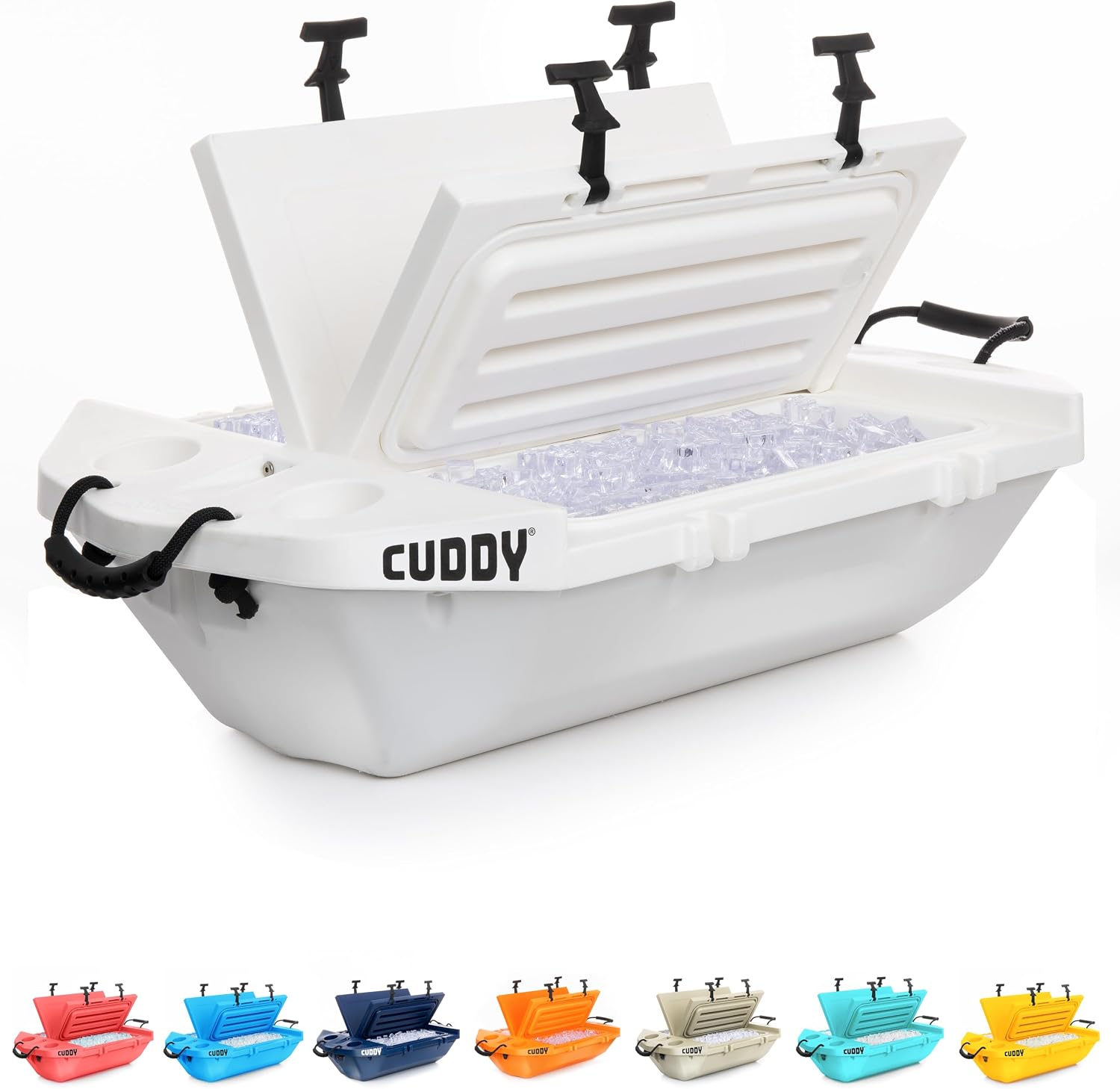Thumbnail 6 de CUDDY Floating Cooler and Dry Storage Vessel (40QT) – Amphibious Cooler for Land and Water