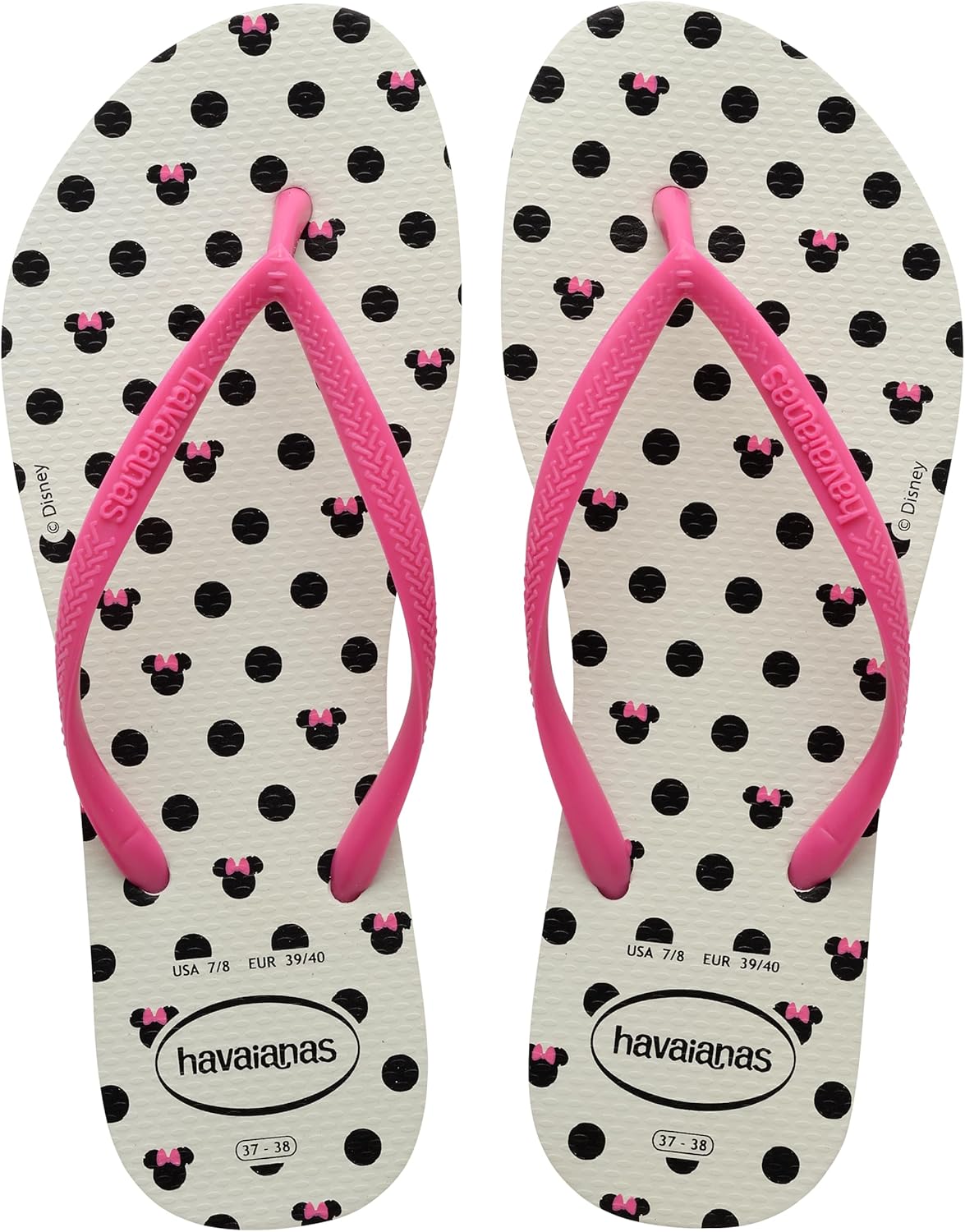 Thumbnail 6 de Havaianas Slim Disney (Mini Me) infradito per bambine e ragazze Peony Rose
