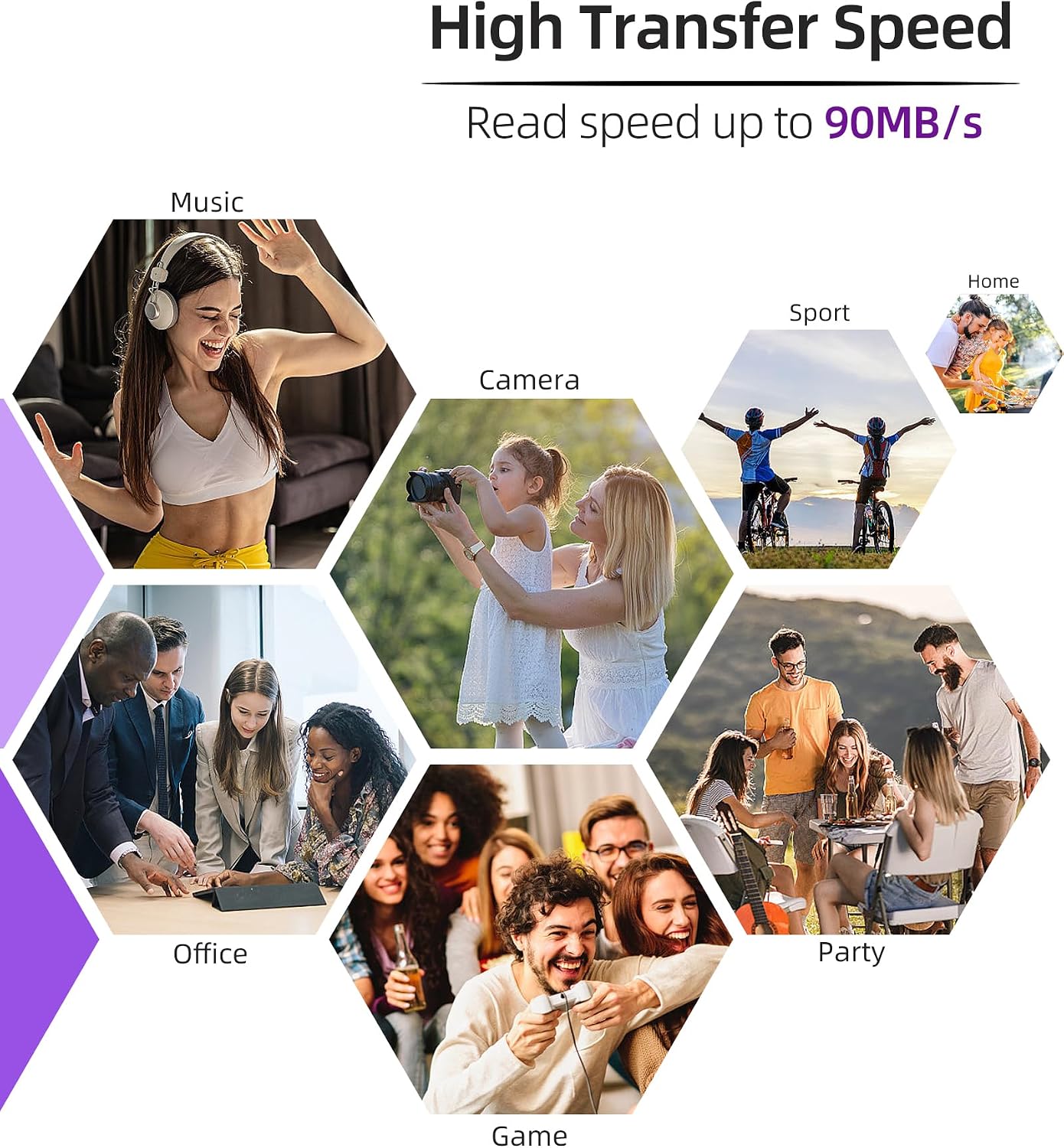 Thumbnail 6 de Speederlash SDTF32CP-2pk 32GB microSDHC Cards, 2-Pack with SD Adapter
