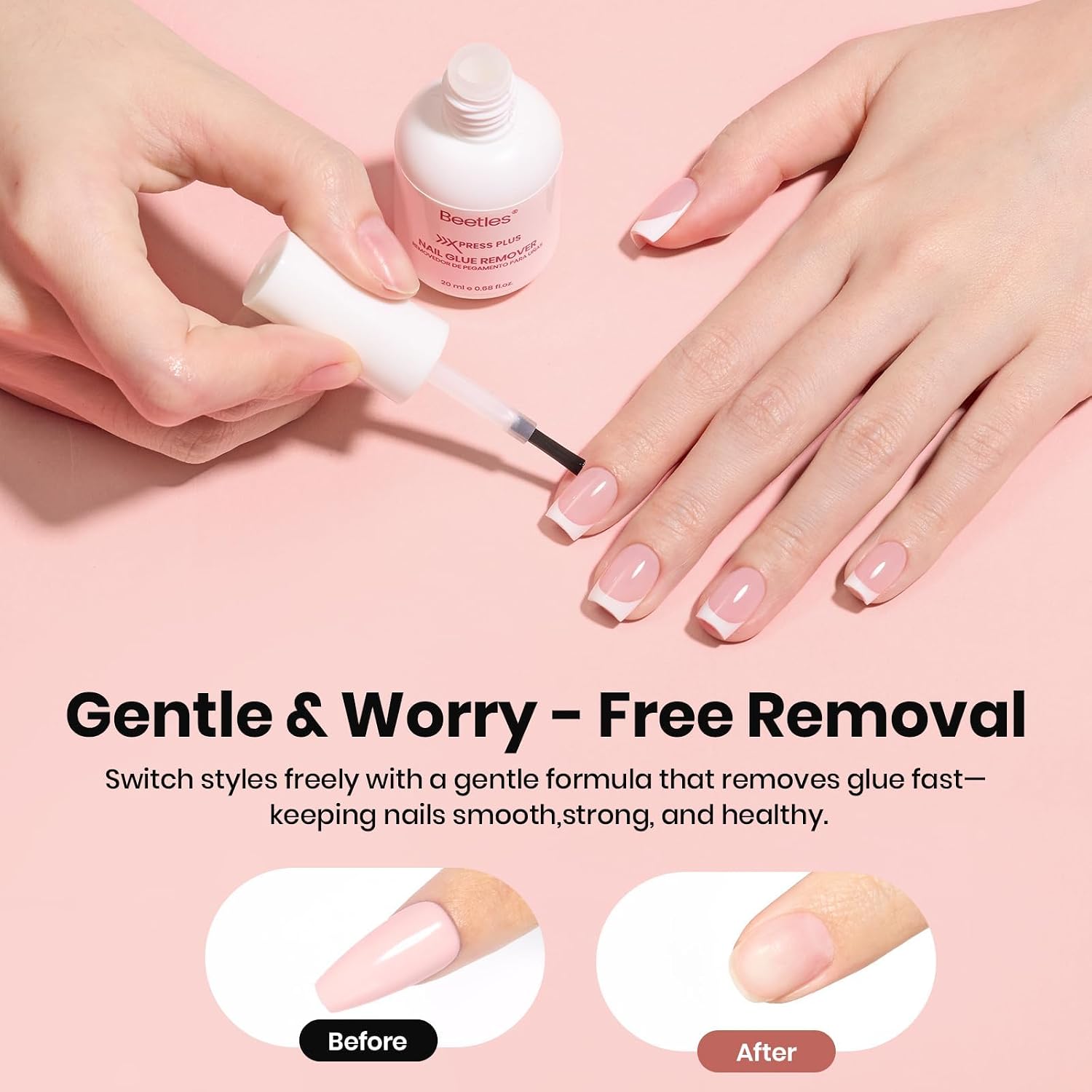 Thumbnail 5 de Beetles 4-Piece Press-On Nail Kit with Fast-Dry Glue and Builder Top Coat