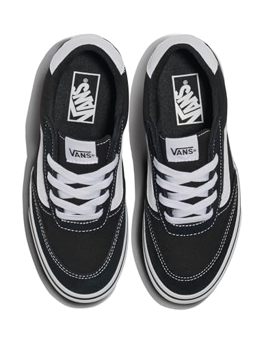 Thumbnail 4 de Vans Brooklyn LS Suede Canvas Black White 40.5 EU