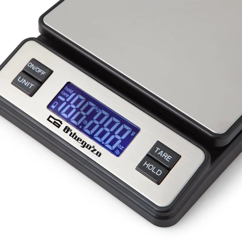 Detalle de orbegozo PC 3100 báscula cocina 40 kg 📏
