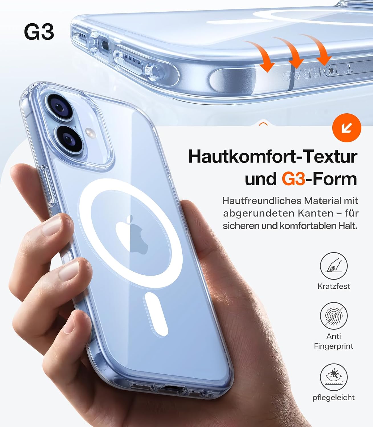 Thumbnail 5 de TORRAS Guardian-Mag iPhone 17 Hülle MagSafe 4m