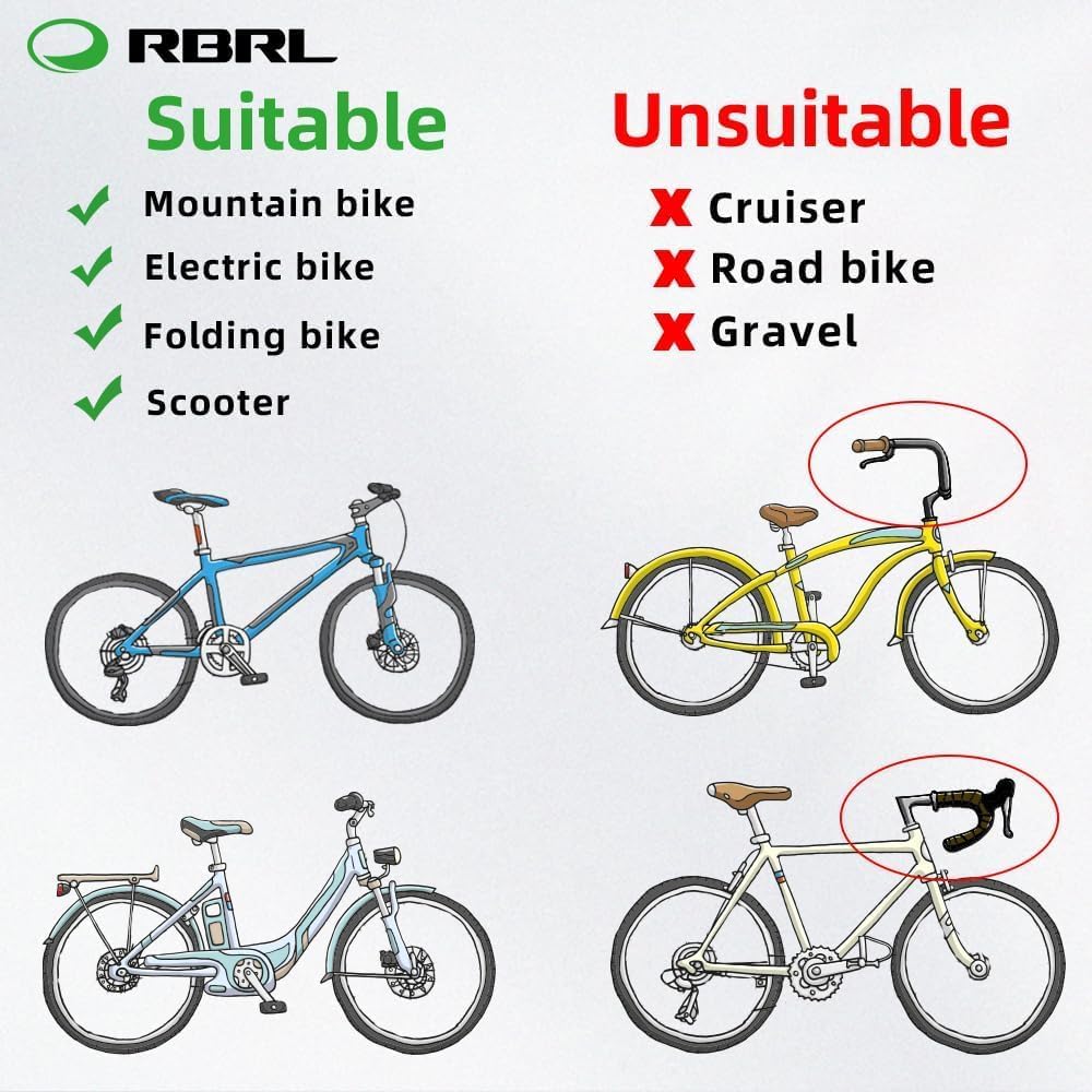 Thumbnail 3 de RBRL Extra Large Bicycle Mirror for E-Bikes