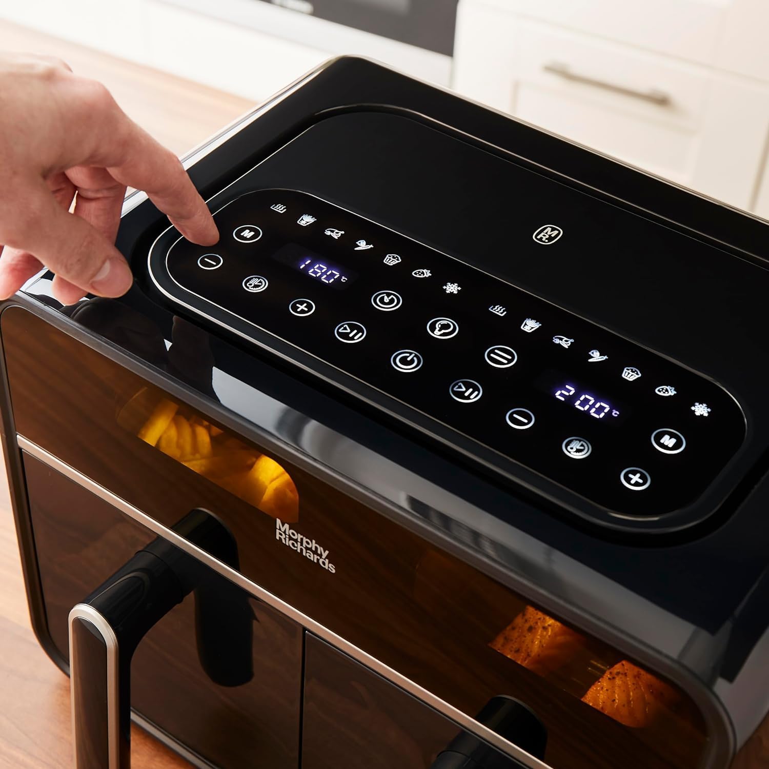 Thumbnail 2 de Morphy Richards Digital Dual Zone Airfryer 7.2L (480020) with Touch Screen