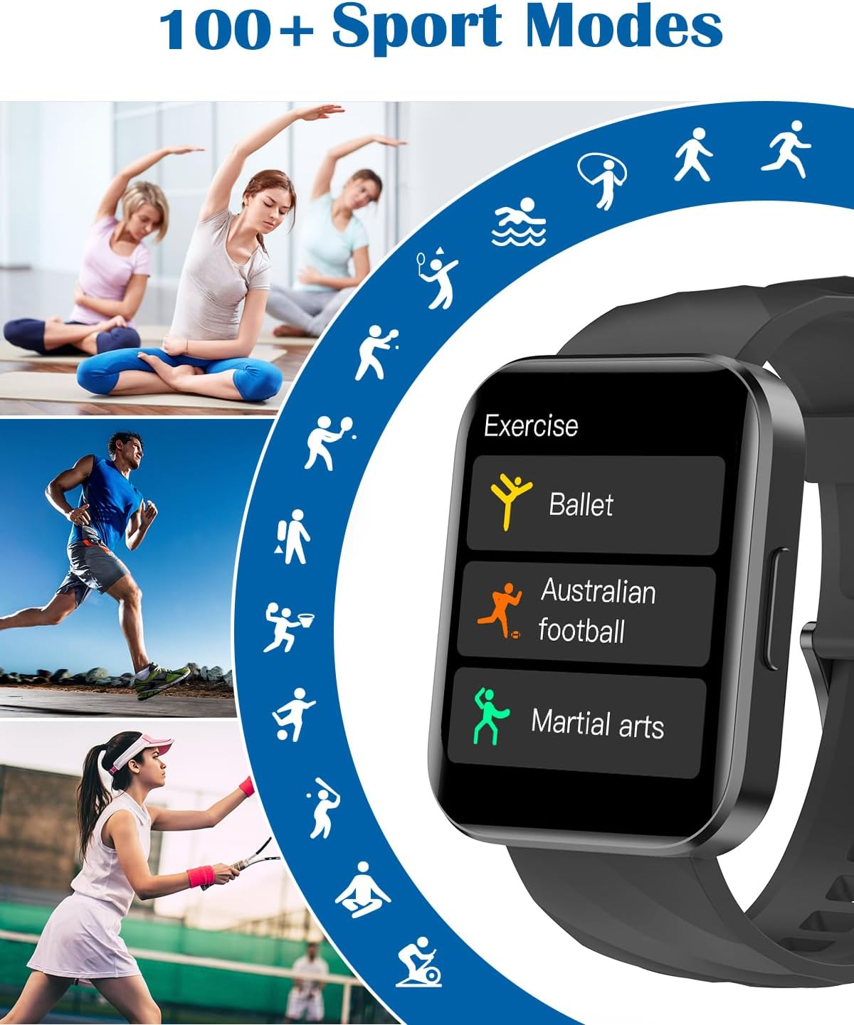 Detalle de RUIMEN Smart Watch with Call Function