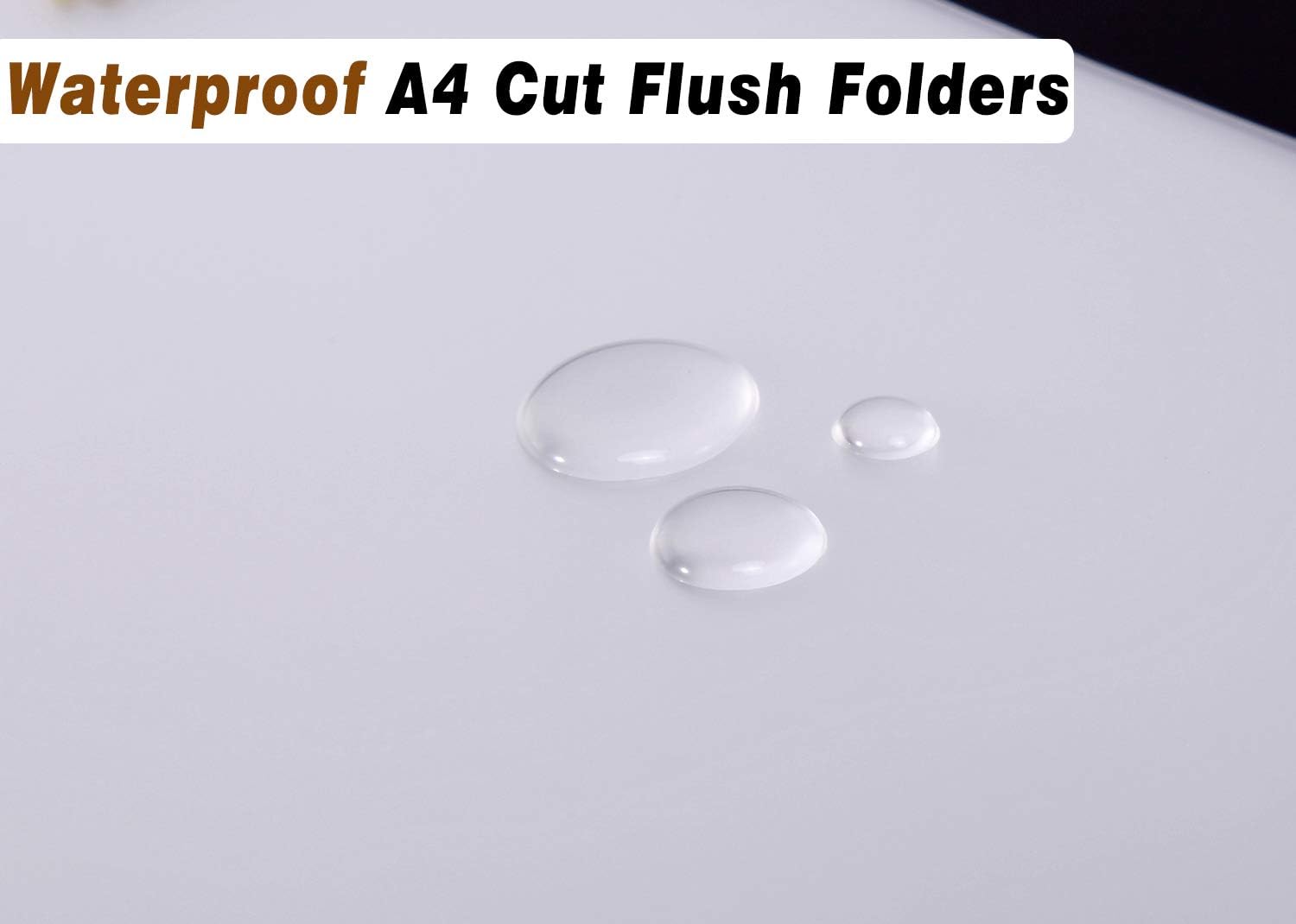 Detalle de Lot de 30 chemises plastique A4 transparentes en polypropylène 180 microns (SRVNPioy)