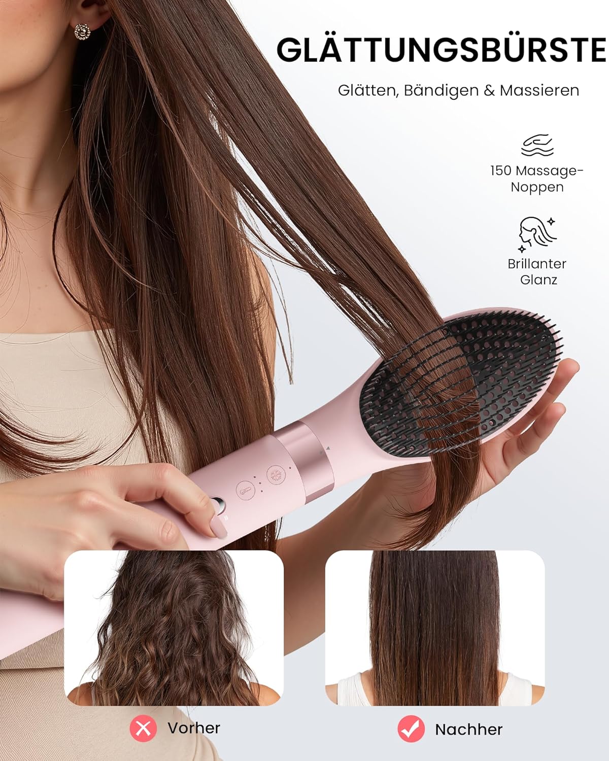 Thumbnail 6 de MESCOMB 6-in-1 Airstyler mit Diffusor – Komplettes Styling-System für Locken, Glätten und Volumen