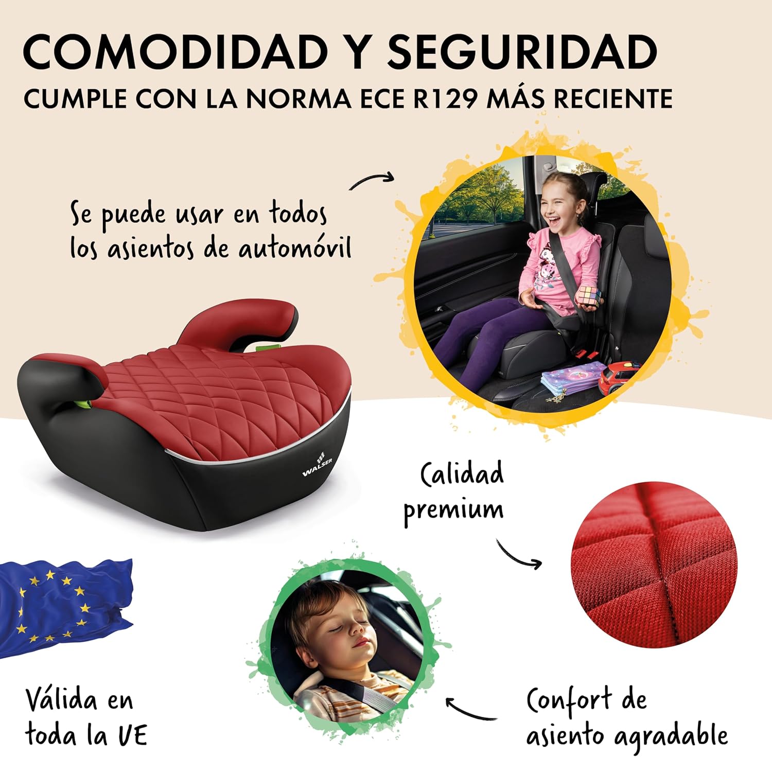 Thumbnail 1 de WALSER Premium asiento elevador infantil coche